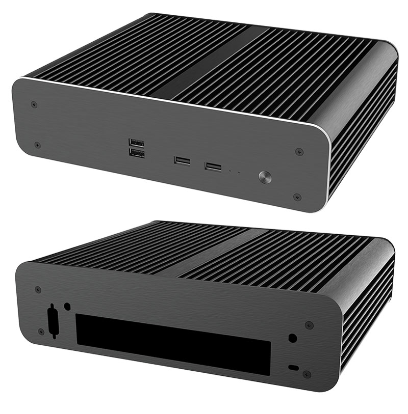 Akasa Euler TX3 Encloure (for 8th-15th Gen. Intel Mainboard) <b>[A-ITX49-S1B]</b>