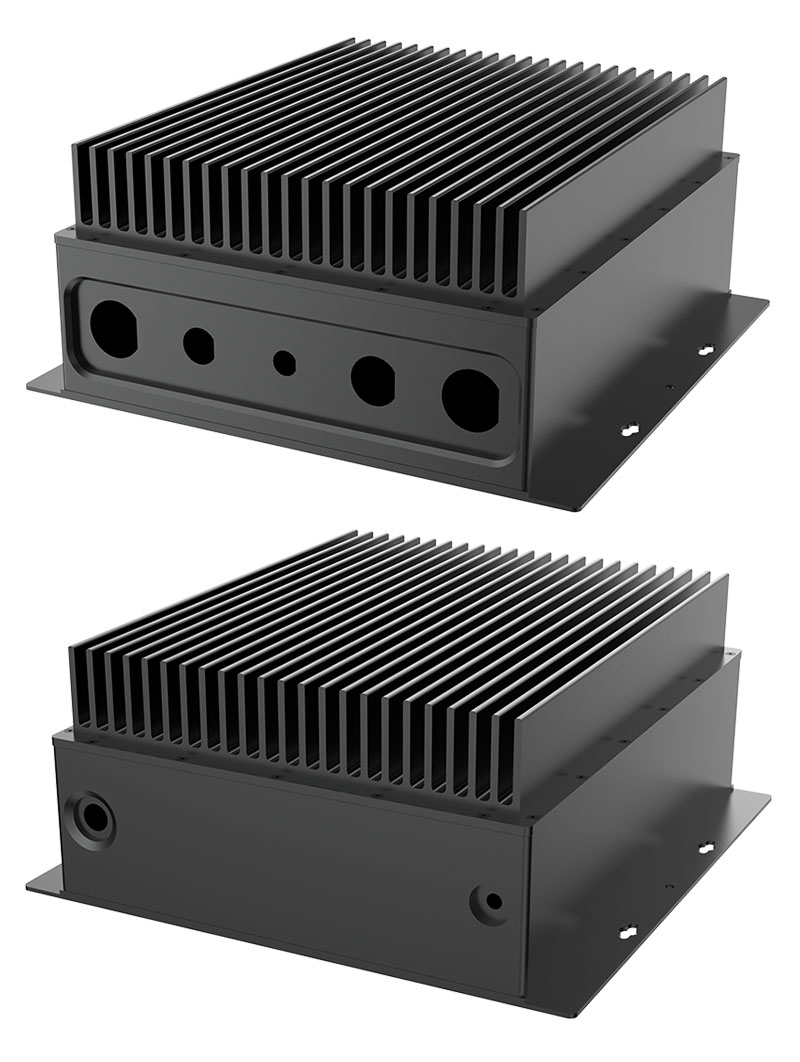 Akasa Pascal MX Rackmount Enclosure (IP65 for Mini-ITX, up to 65W TDP, LGA1200/1700/1851) <b>[A-ITX64-S1B]</b>