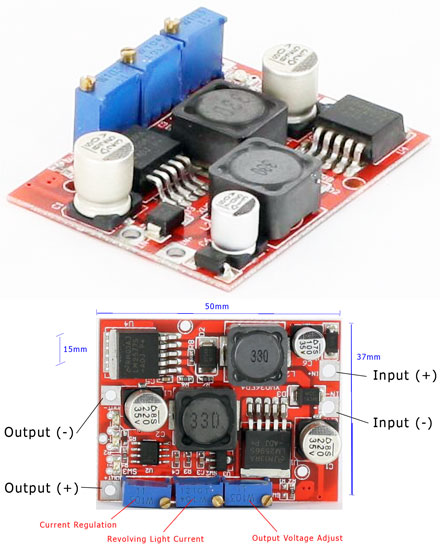 CTFDCDC-4 (Converter from 4-35V to 1.25-25V, max. 3A)
