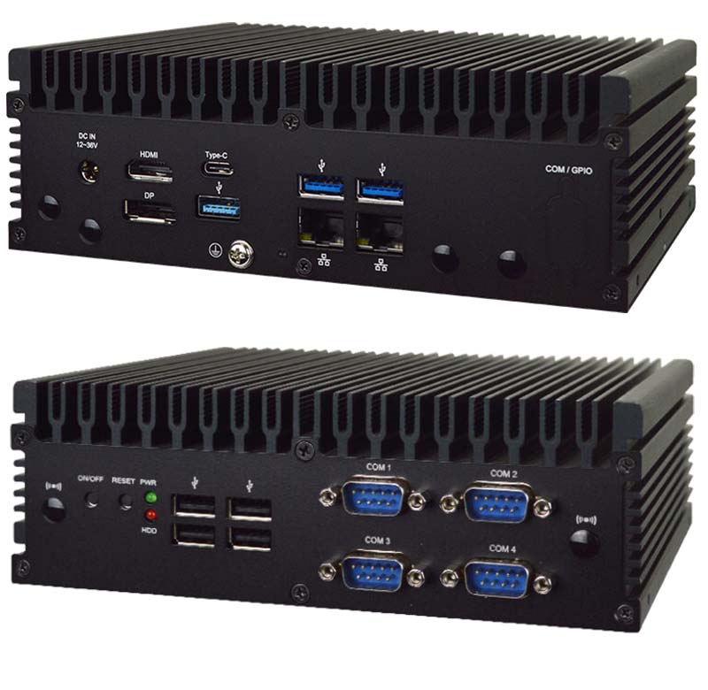 Jetway B382FMTU1-A111 (Embedded Box PC, Intel  Ultra 5 125U Prozessor, 12-36V Input) <b>[FANLESS]</b>