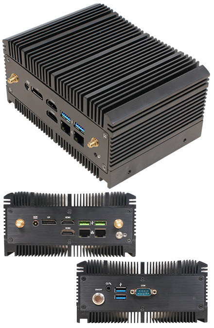 Jetway HBJC330U95V-5205 (Intel 5205U SoC� Processor) [12-24V DC, <b>2.5GBE LAN</b>]