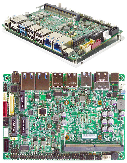 Jetway JF35-ADN1-N97008 3.5-SBC (Intel Alder Lake-N, 2x LAN, <b>64GB eMMC, TPM2.0</b>)