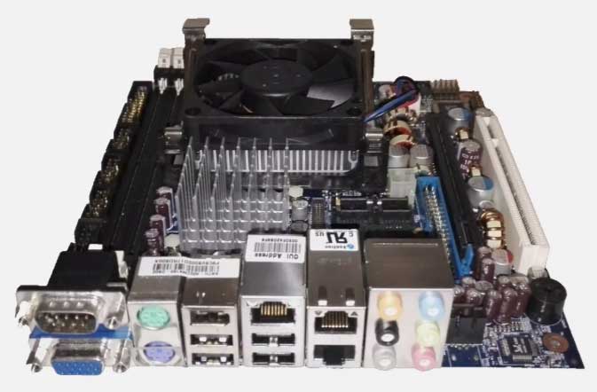 KONTRON 986LCD-M/mITX Mini-ITX Mainboard [without CF-slot/TV-Out, with PCI-E, without I/O shield] [<b>RECERTIFIED, 1 year warranty</b>]