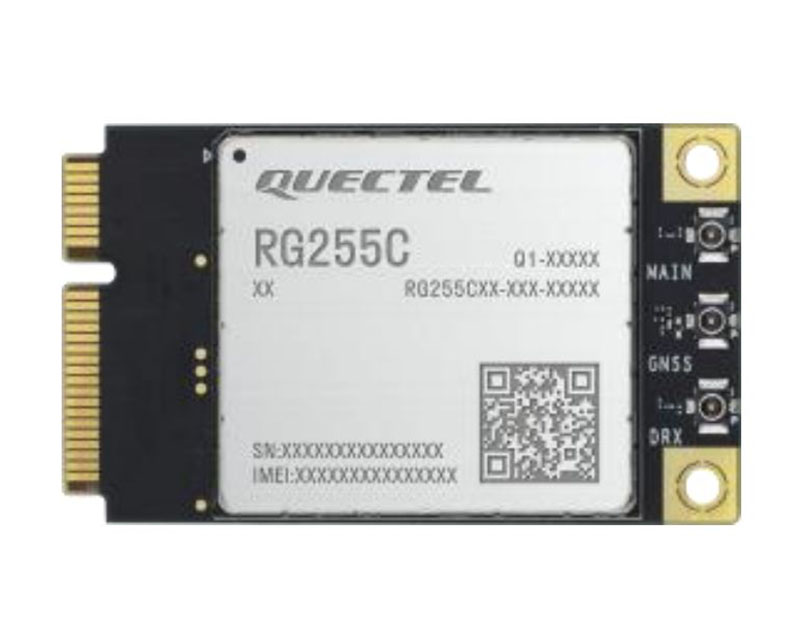 Quectel RG255C-GL <b>Mini-PCIe</b> Modem (5G RedCap, Sub-6 GHz, 223Mbps (DL) / 133Mbps (UL))