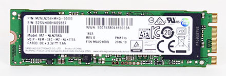 Samsung MZNLN256HMHQ SSD M.2 256GB