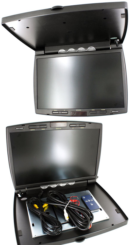 Xenarc 1530YR -- 15.3" TFT VGA + PAL/NTSC Roof mount display